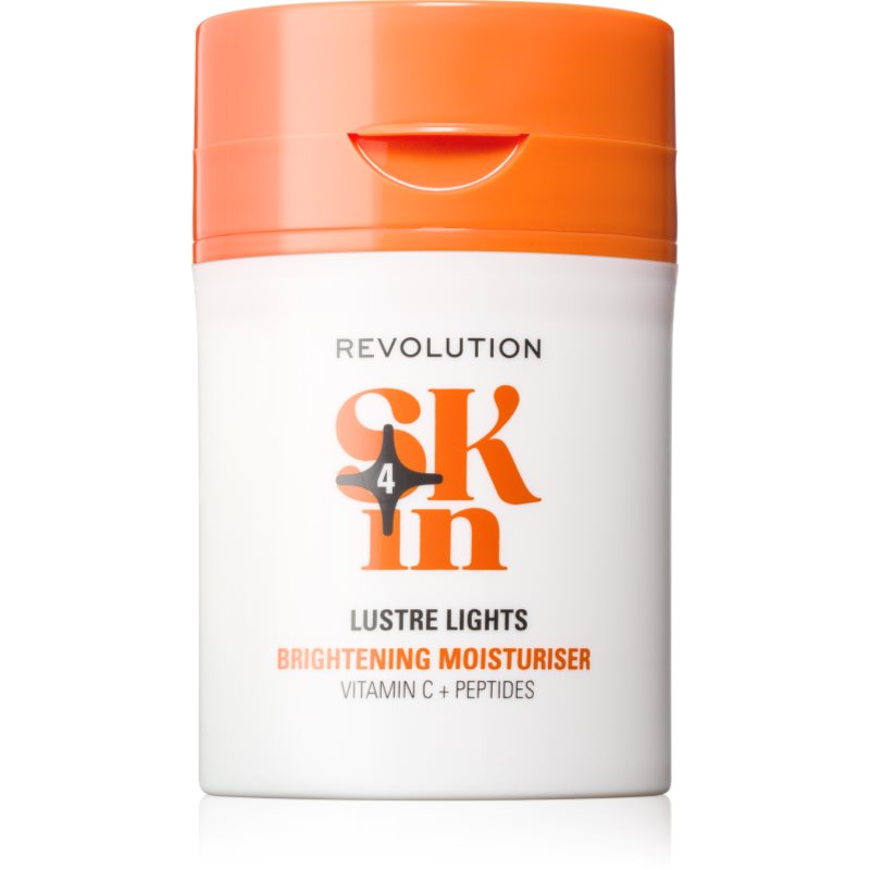 Фото - Крем і лосьйон Revolution Skincare Be Bright Lustre Lights krem rozjaśniający z peptydami 50 ml 