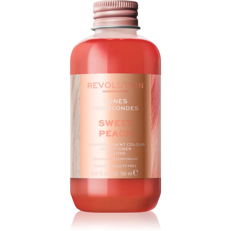 Revolution Haircare Tones For Blondes Tinted Balm for Blonde Hair Shade Sweet Peach 150 ml
