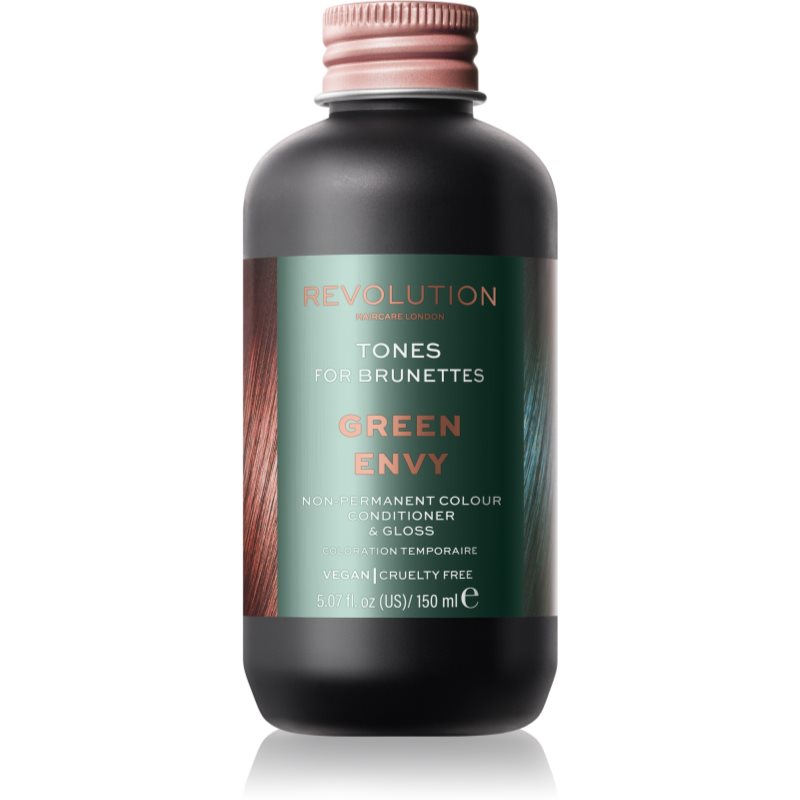 Revolution Haircare Tones For Brunettes tinted balm for brown hair shades shade Green Envy 150 ml
