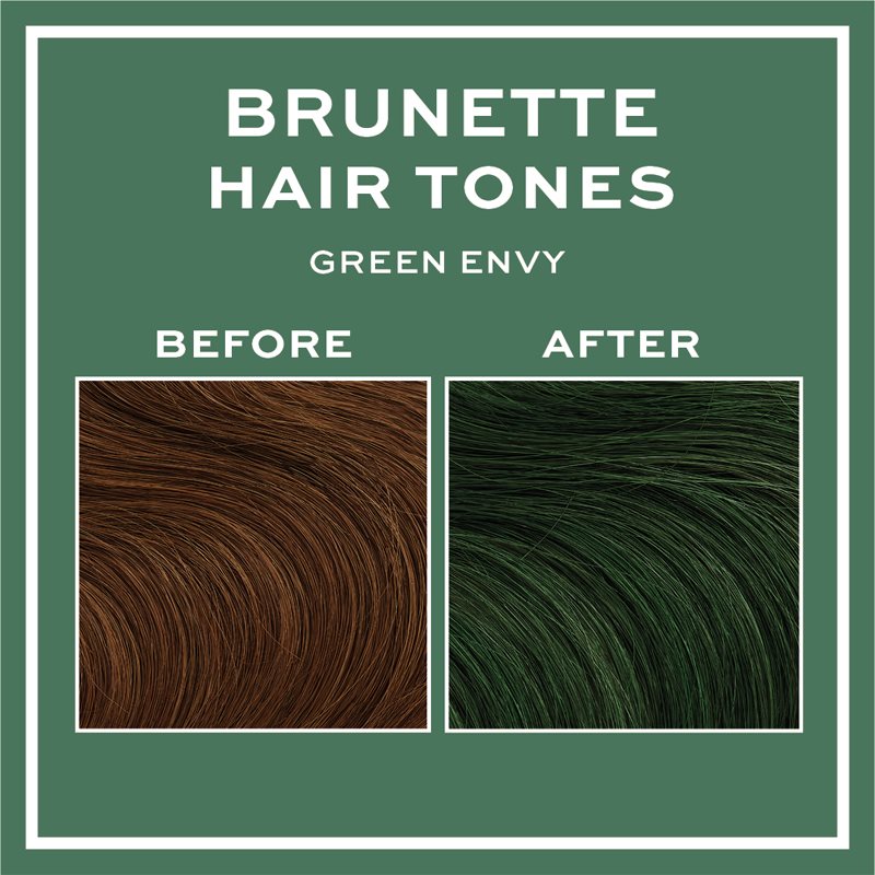 Revolution Haircare Tones For Brunettes тональний бальзам для волосся коричневих відтінків відтінок Green Envy 150 мл