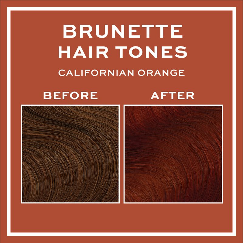 Revolution Haircare Tones For Brunettes тональний бальзам для волосся коричневих відтінків відтінок California Orange 150 мл