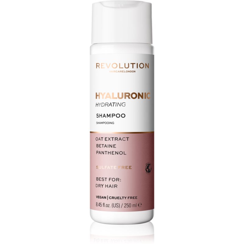 Revolution Haircare Skinification Hyaluronic drėkinamasis šampūnas sausiems plaukams 250 ml