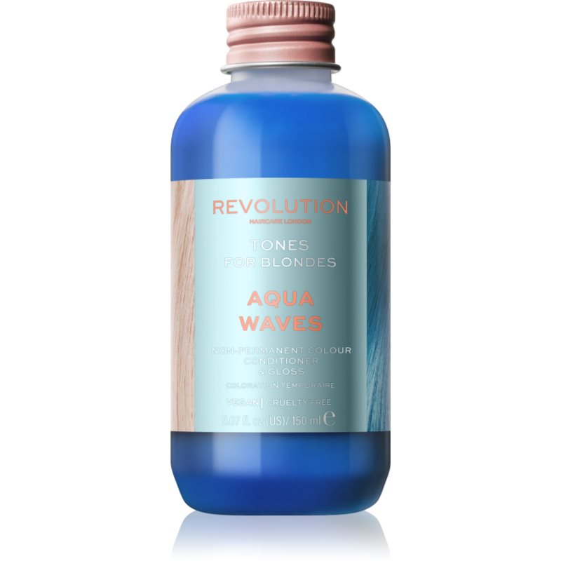 

Revolution Haircare Tones For Blondes тональний бальзам для освітленого волосся відтінок Aqua Waves