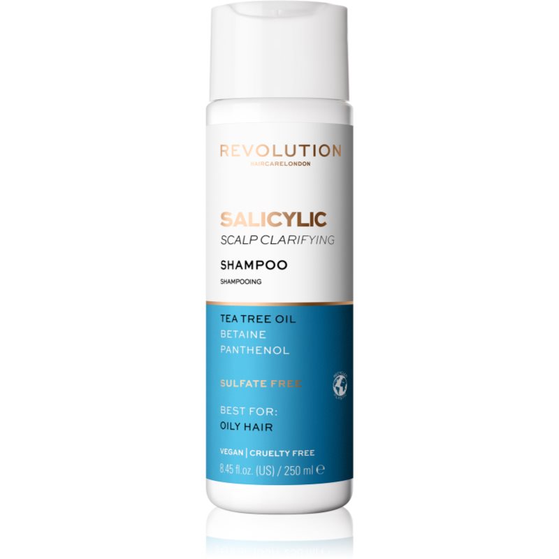 Revolution Haircare Skinification Salicylic valomasis šampūnas riebiems plaukams ir riebiai galvos odai 250 ml