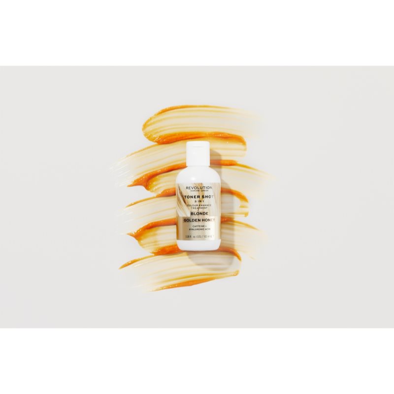Revolution Haircare Toner Shot Blonde Golden Honey nourishing toning mask 3-in-1 shade Blonde Golden Honey 100 ml