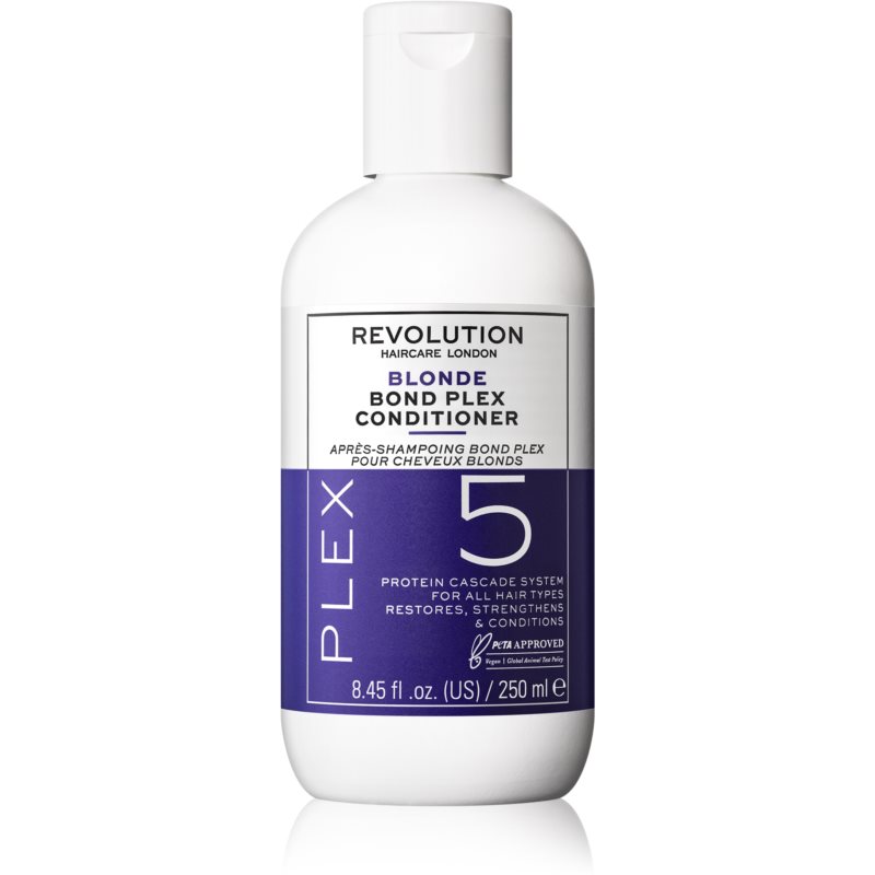 Revolution Haircare Plex Blonde No.5 Bond Conditioner інтенсивний догляд за волоссям для сухого або пошкодженого волосся 250 мл