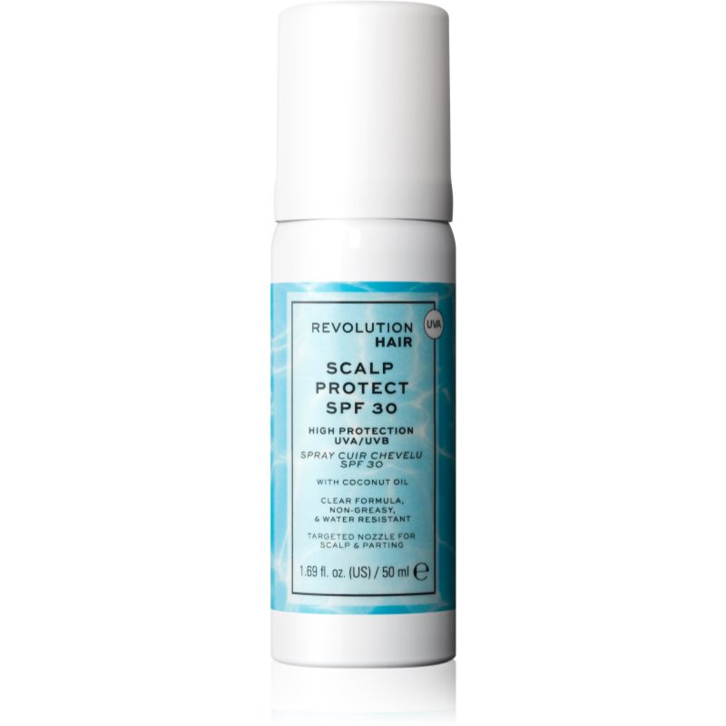 Revolution Haircare Scalp Protect fényvédő spray a hajra és a fejbőrre SPF 30 50 ml