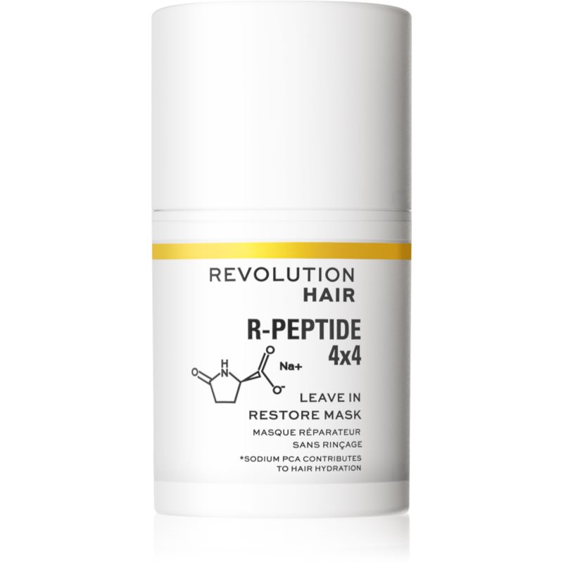 Revolution Haircare R-Peptide 4x4 відновлювальна маска, що не потребує змивання для пошкодженого волосся 50 мл