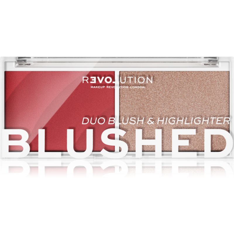 Revolution Relove Colour Play blusher with illuminator shade Cute 5,8 g

