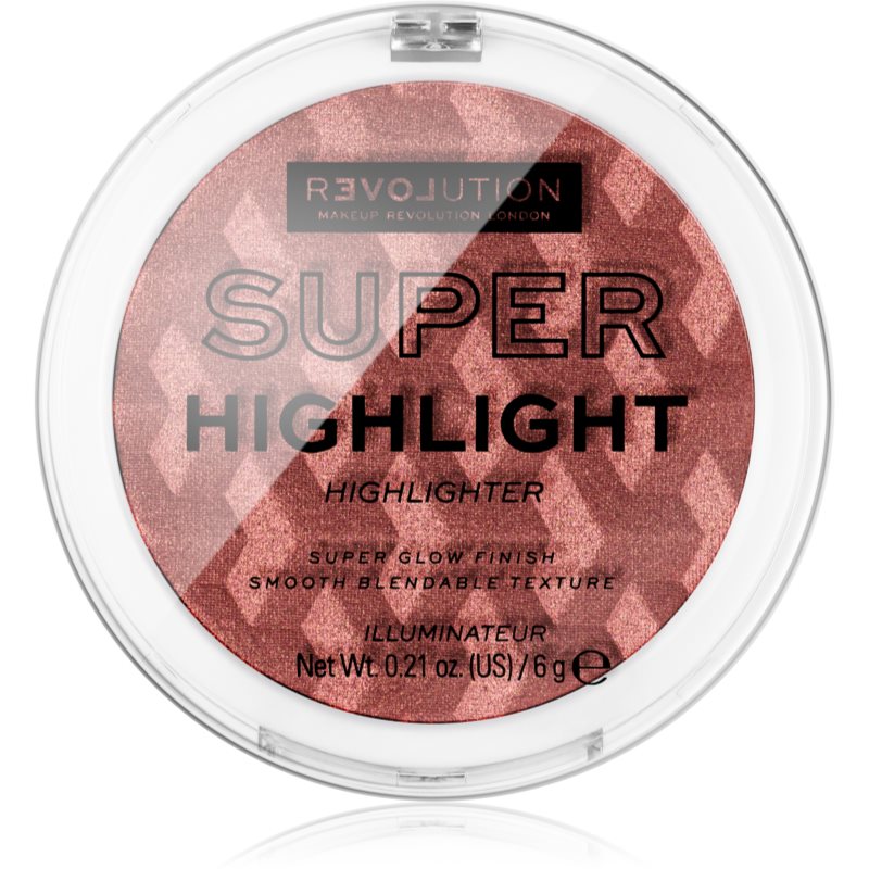 Revolution Relove Super Highlight rozjasňovač odstín Raspberry 6 g