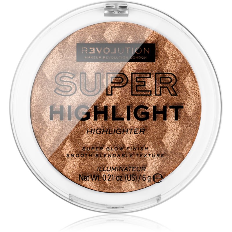 Revolution Relove Super Highlight rozjasňovač odstín Bronze 6 g