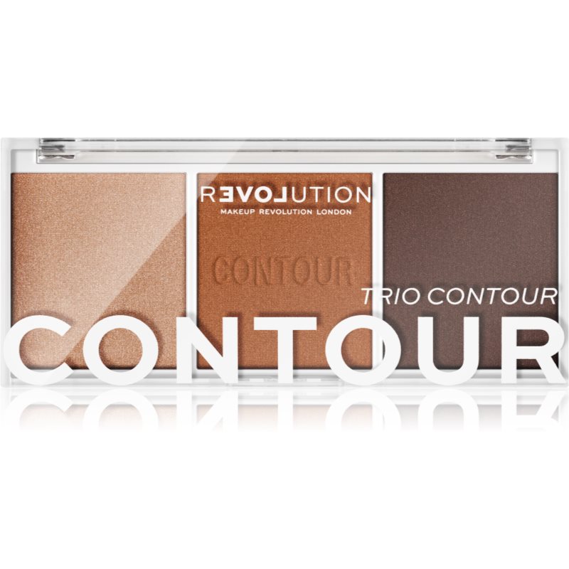 E-shop Revolution Relove Colour Play konturovací paletka odstín Bronze Sugar 6 g