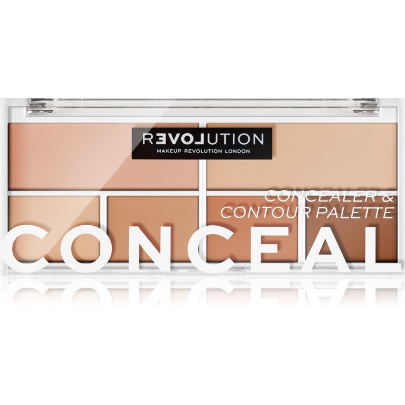 Revolution Relove Conceal Me paleta korektorů odstín Light 2,8 g