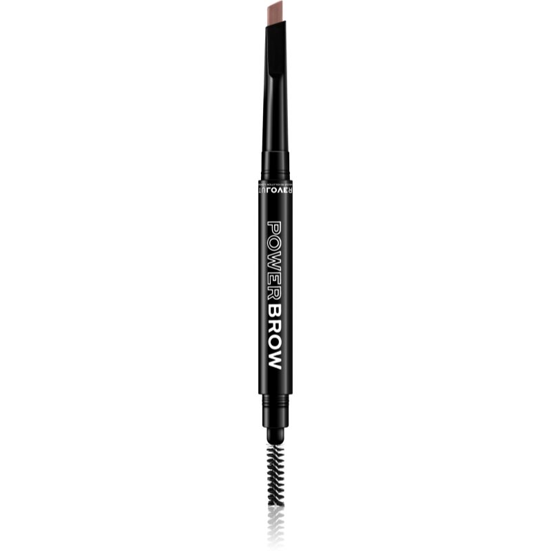 Revolution Relove Power Brow Eyebrow Pencil with Brush Shade Brown 0,3 g

