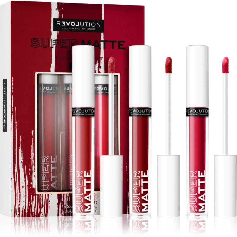 

Revolution Relove Super Matte Liquid Lip набір губних помад відтінок Heat