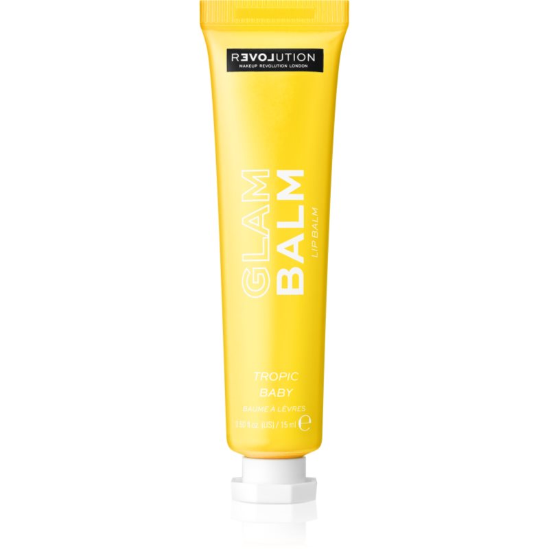 

Revolution Relove Glam Balm поживний бальзам для губ з ароматом Tropic Baby Pineapple