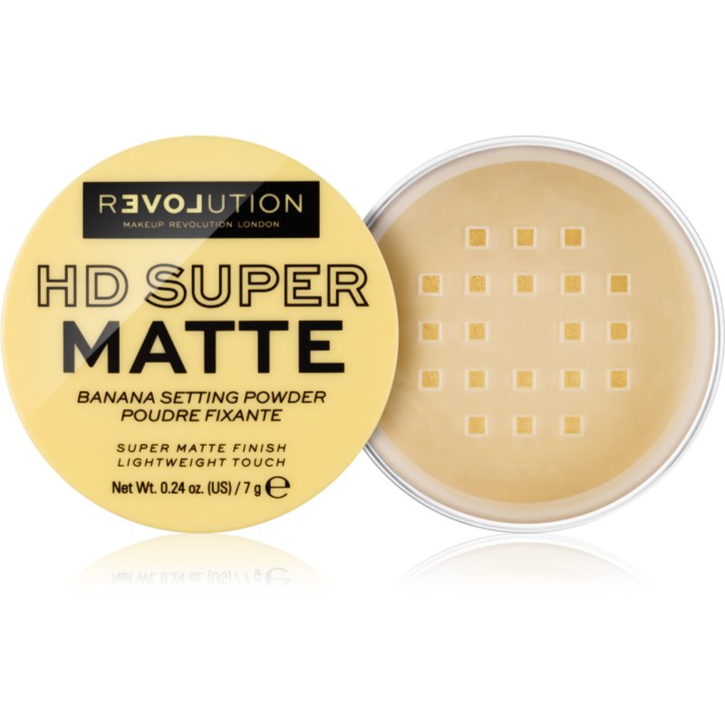Revolution Relove HD Super Matte Translucent Setting Powder With Matt Effect Shade Banana 7 G