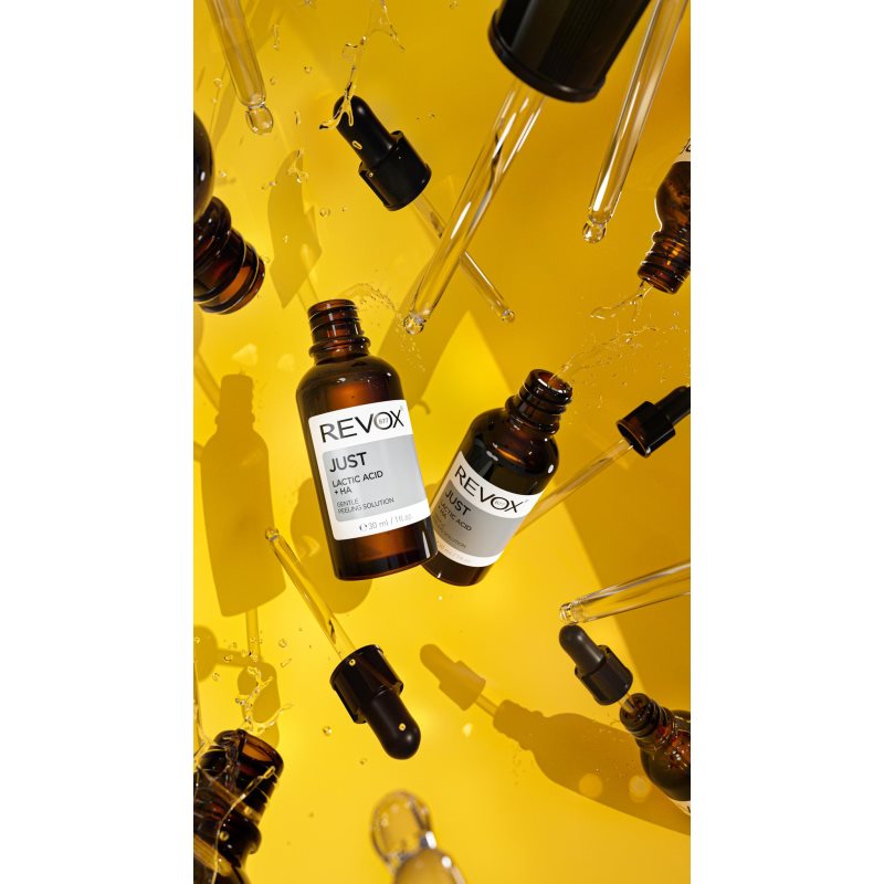 Revox B77 Just Lactic Acid + HA glättendes Peeling-Serum für Gesicht und Hals 30 ml