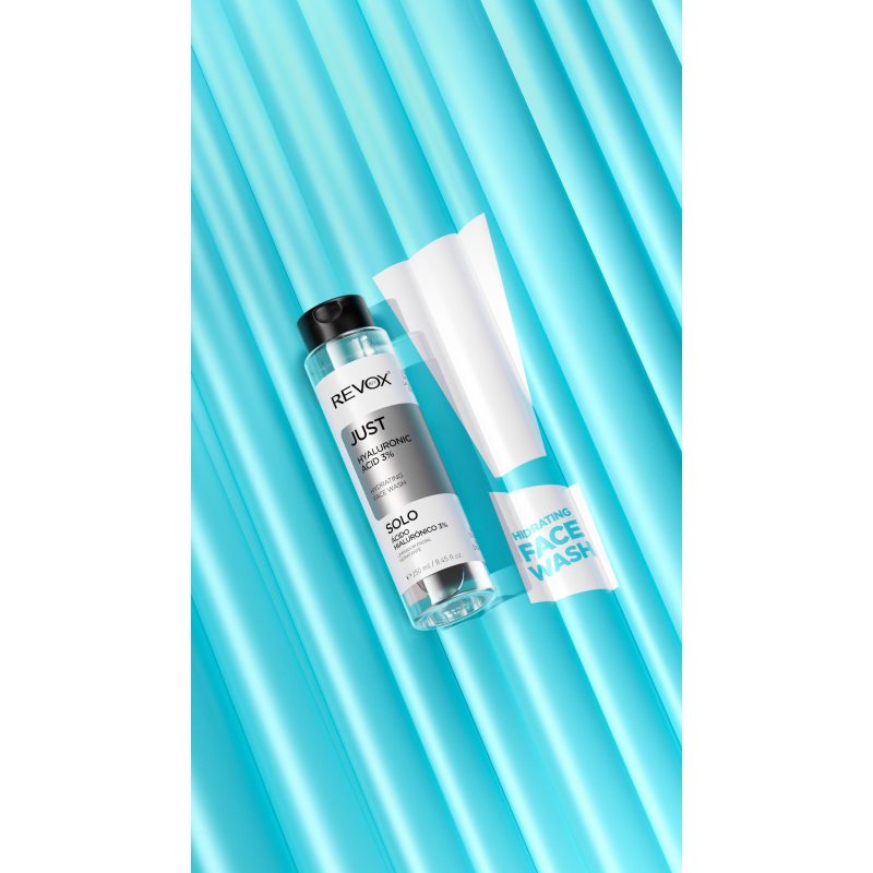 Revox B77 Just Hyaluronic Acid 3% feuchtigkeitsspendendes Reinigungsgel für das Gesicht 250 ml