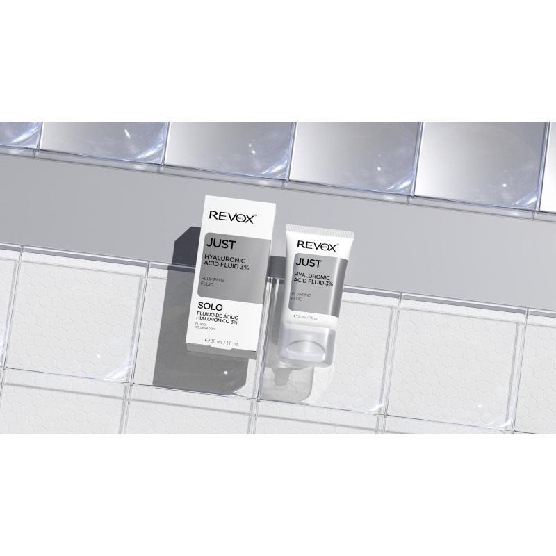 Revox B77 JUST Hyaluronic Acid Fluid 3% leichtes, feuchtigkeitsspendendes Fluid für das Gesicht 30 ml
