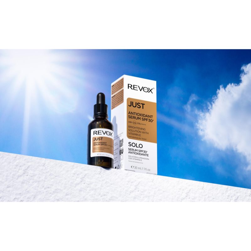 Revox B77 JUST Antioxidant Serum SPF 30+ aufhellendes Gesichtsserum SPF 30 30 ml