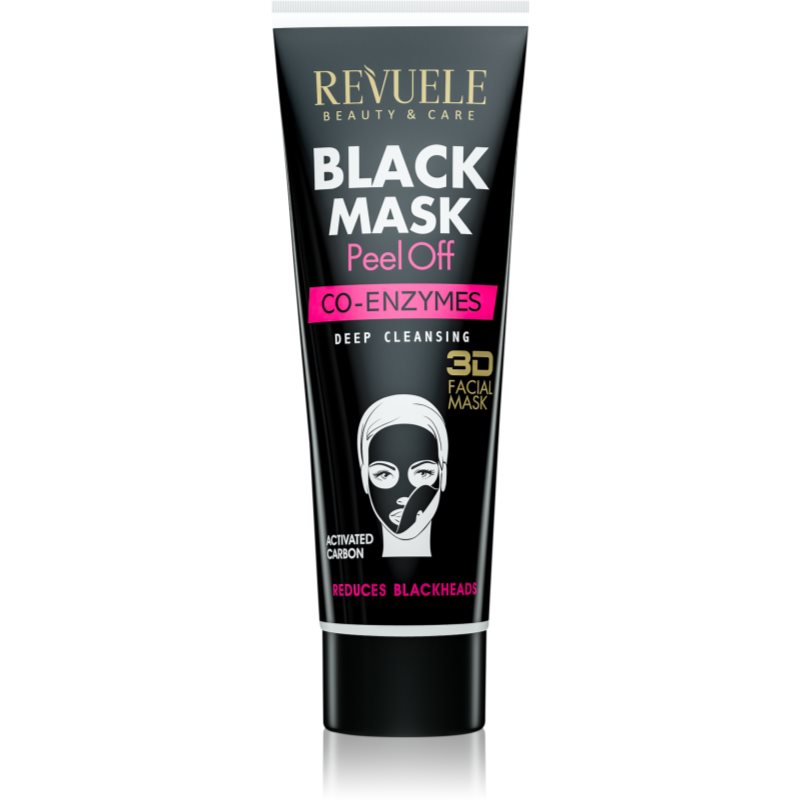 Revuele Black Mask Peel Off Co-Enzymes маска-пілінг від чорних цяток 80 мл