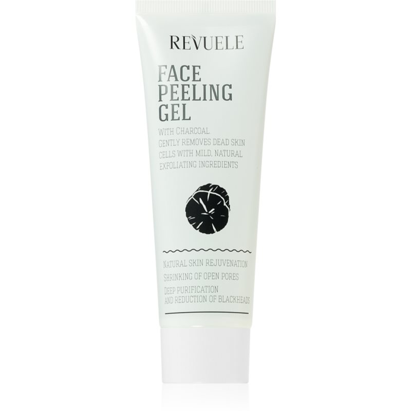 Revuele Face Peeling Gel Charcoal cleansing scrub with activated charcoal 80 ml
