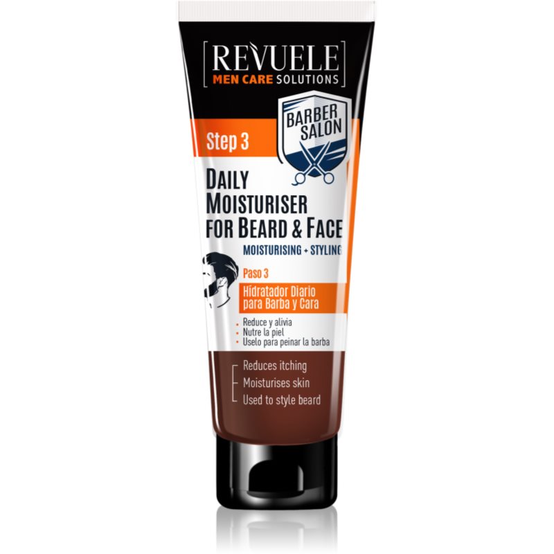 Revuele Men Care Solutions Barber Salon moisturising cream for face and beard 80 ml

