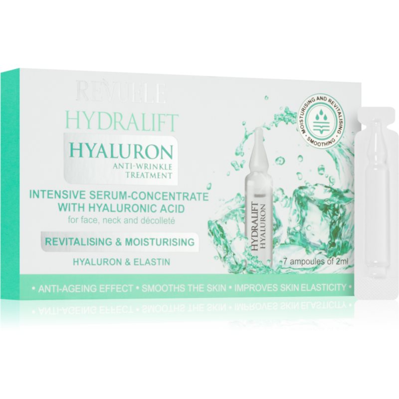 Revuele Hydralift Hyaluron інтенсивна сироватка для шкіри обличчя, шиї та декольте 7x2 мл