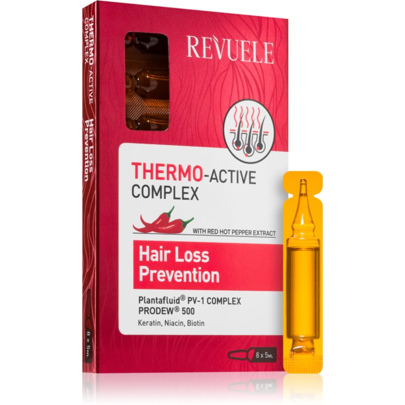 Revuele Revuele Thermo-Active Complex Hair Loss Prevention αμπούλα ενάντια στη τριχόπτωση 8x5 ml