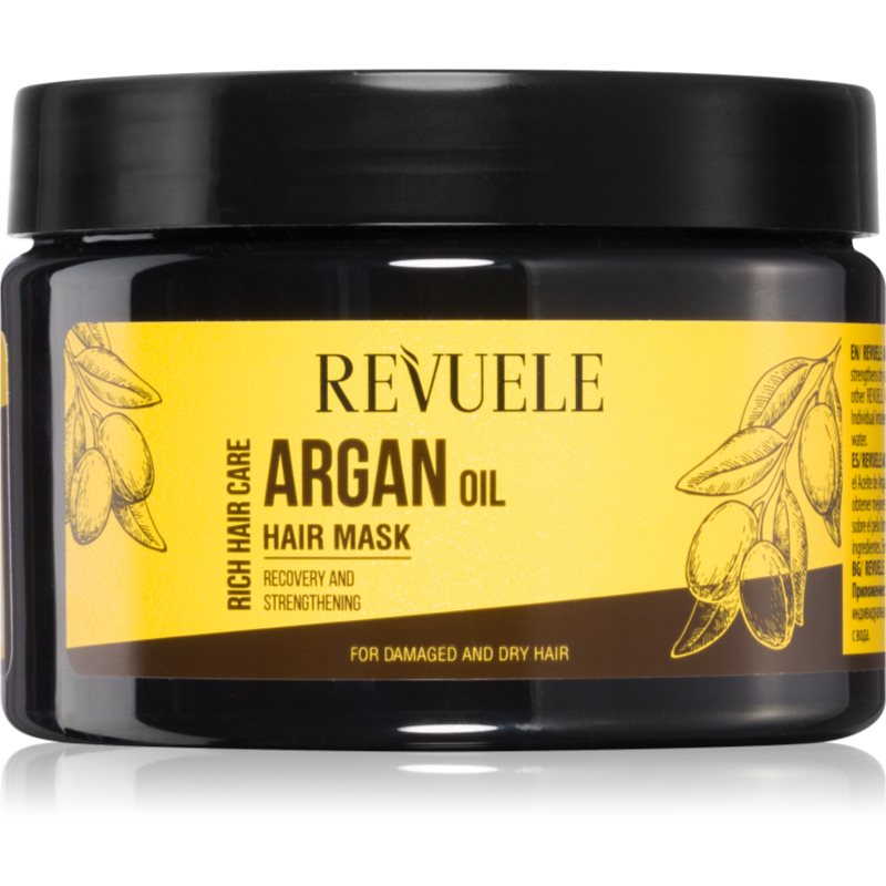 E-shop Revuele Argan Oil Hair Mask pečující maska pro suché a poškozené vlasy 360 ml