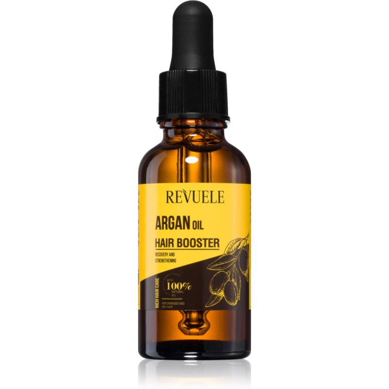 Revuele Argan Oil Hair Booster fortifying serum for dry and damaged hair 30 ml
