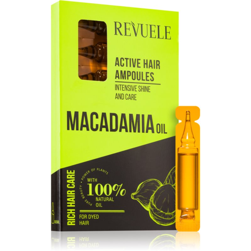 Revuele Macadamia Oil Active Hair Ampoules Ampulle für gefärbtes Haar 8x5 ml