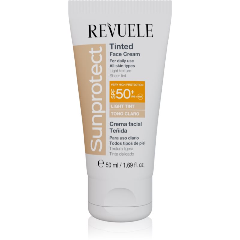 Revuele Revuele Sunprotect Tinted Face Cream προστατευτική κρέμα με χρώμα SPF 50+ απόχρωση Light Tint 50 ml