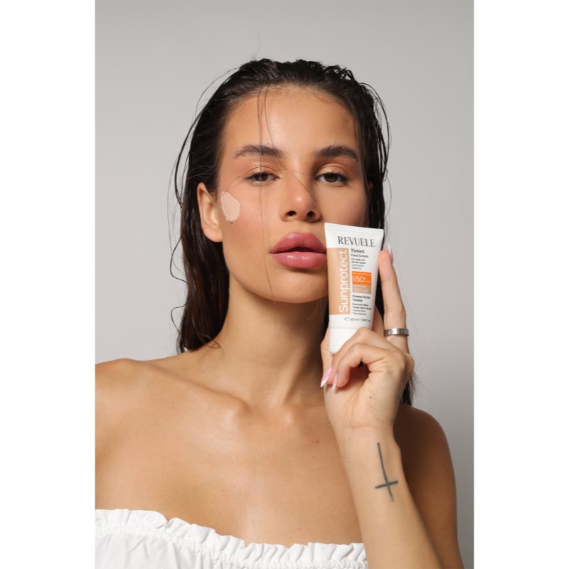 Revuele Sunprotect Tinted Face Cream tónovací ochranný krém SPF 50+ odstín Light Tint 50 ml (obrázek 3)