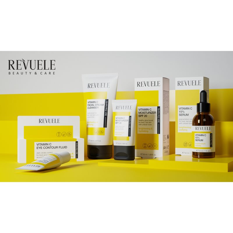 Revuele Vitamin C Facial Cream Cleanser odličovací a čisticí krém pro rozjasnění a hydrataci 150 ml (obrázek 4)