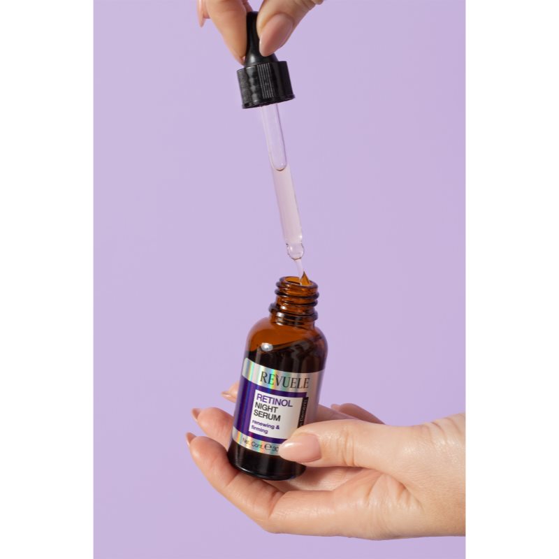 Revuele Retinol Night Serum noční sérum proti vráskám se zpevňujícím účinkem 30 ml (obrázek 4)