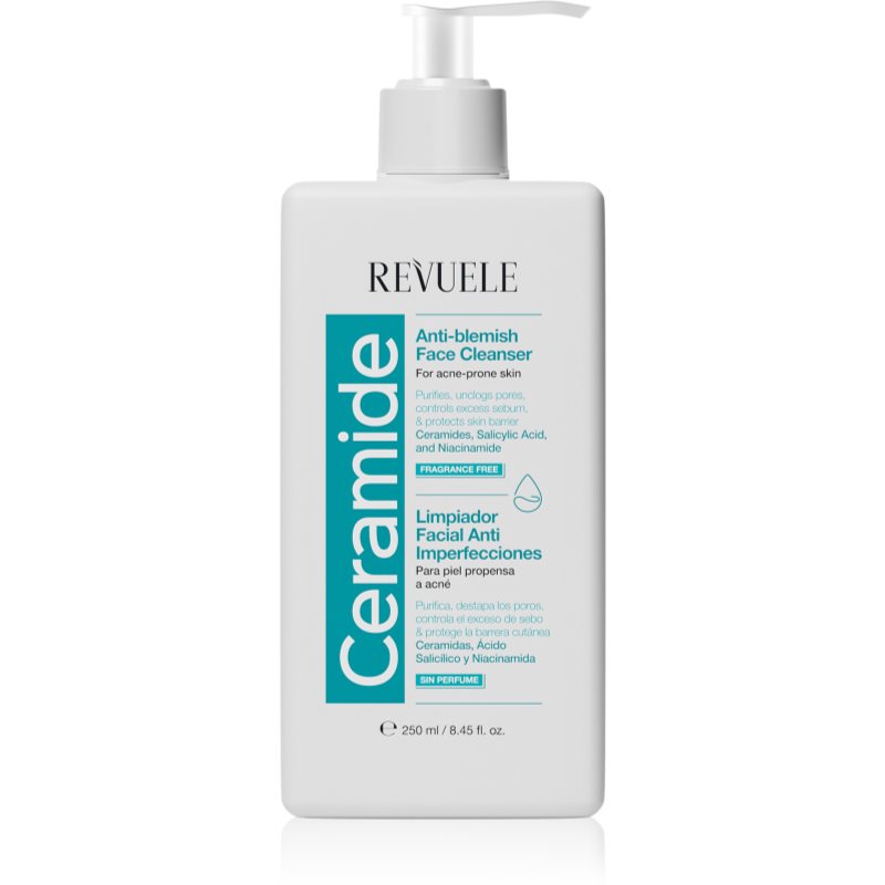 Revuele Ceramide Anti-Blemish Face Cleanser Reinigungsgel für problematische Haut, Akne 250 ml