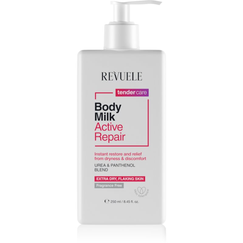 Revuele Tender Care Body Milk Active Repair sanfte feuchtigkeitsspendende Körpermilch für trockene und sehr trockene Haut 250 ml