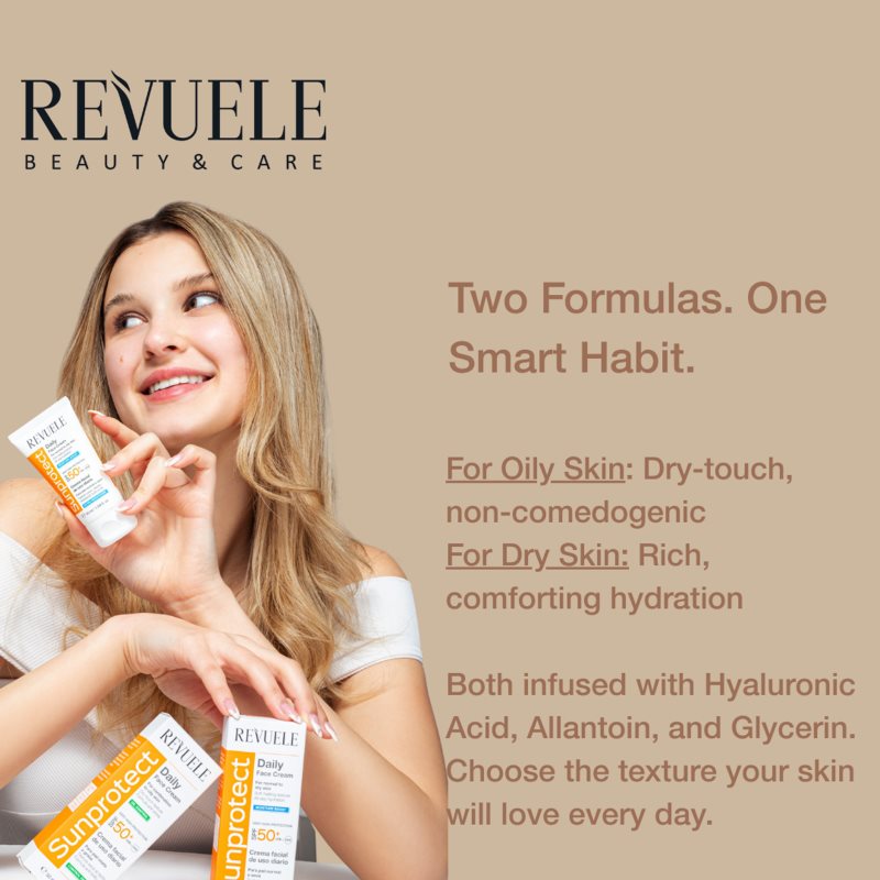 Revuele Sunprotect Oil Control ochranný pleťový krém pro mastnou pleť SPF 50+ 50 ml (obrázek 7)