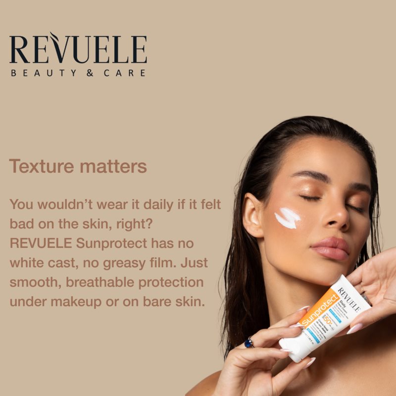 Revuele Sunprotect Moisture Boost hydratační denní krém SPF 50+ 50 ml (obrázek 5)