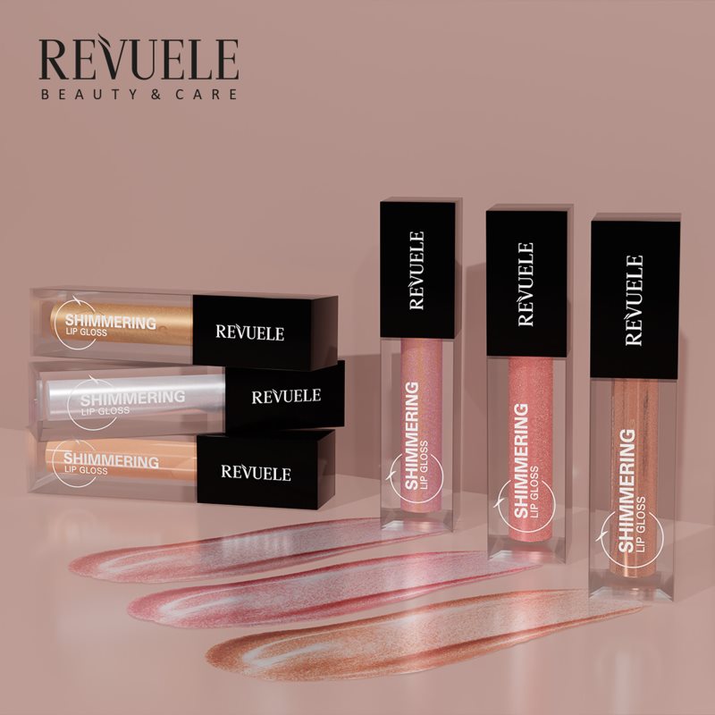 Revuele Shimmering Lip Gloss třpytivý lesk na rty odstín 19 6 ml (obrázek 4)