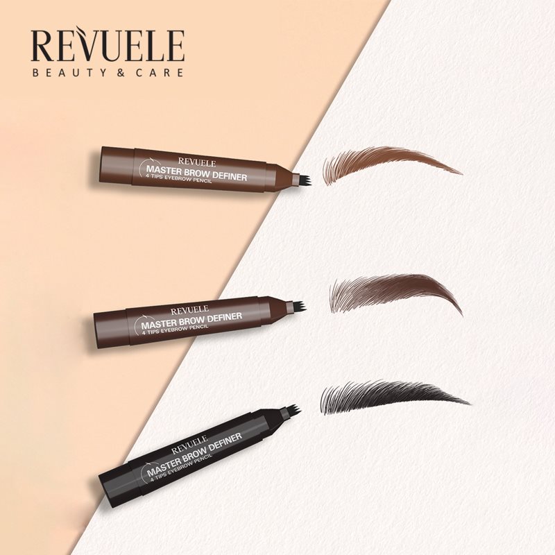 Revuele Master Brow Definer 4 Tips Eyebrow Pencil precizní tužka na obočí odstín Light 2.2 ml (obrázek 3)