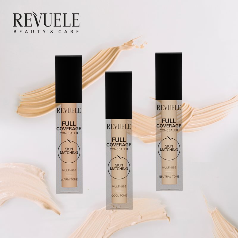 Revuele Full Coverage Concealer korektor s vysokým krytím odstín Warm Tone 5 ml (obrázek 3)