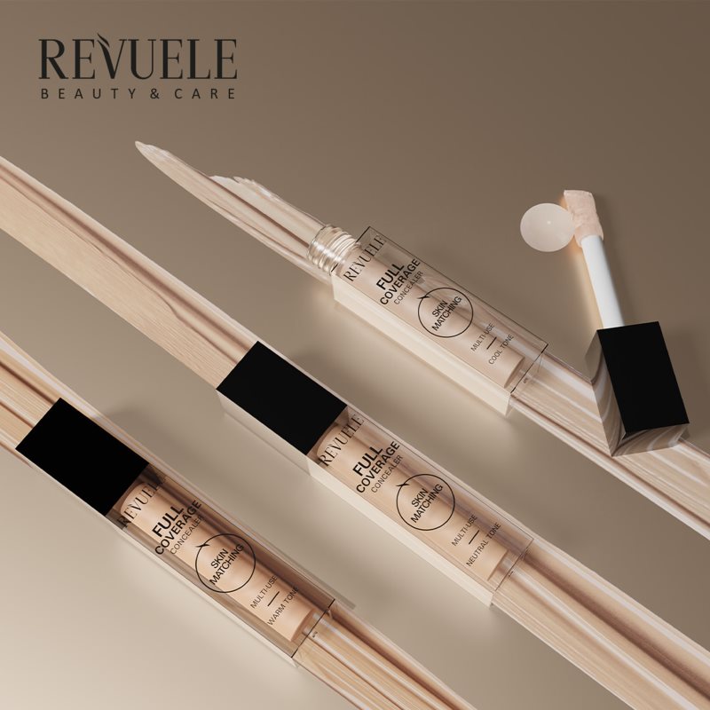 Revuele Full Coverage Concealer korektor s vysokým krytím odstín Cool Tone 5 ml (obrázek 4)