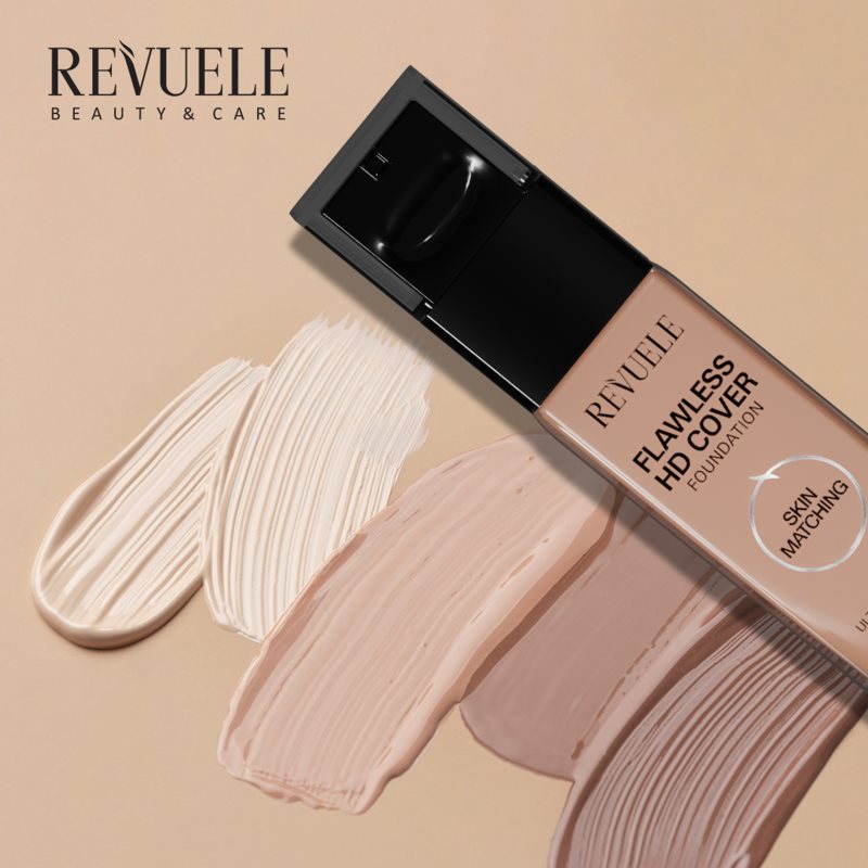 Revuele Flawless HD Cover Foundation lehký make-up pro dokonalý vzhled odstín 01 Ivory 33 ml (obrázek 3)