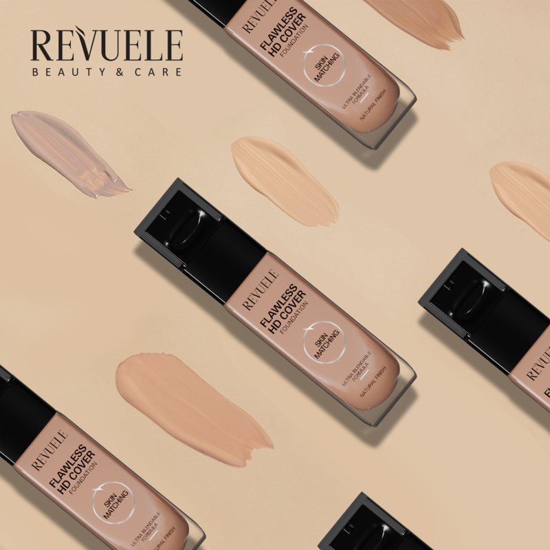 Revuele Flawless HD Cover Foundation lehký make-up pro dokonalý vzhled odstín 01 Ivory 33 ml (obrázek 4)