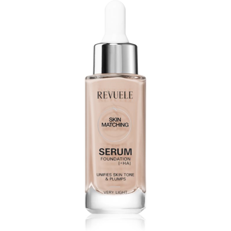 Revuele Serum Foundation [+HA] podkład nawilżający do ujednolicenia kolorytu skóry odcień Very Light 30 ml