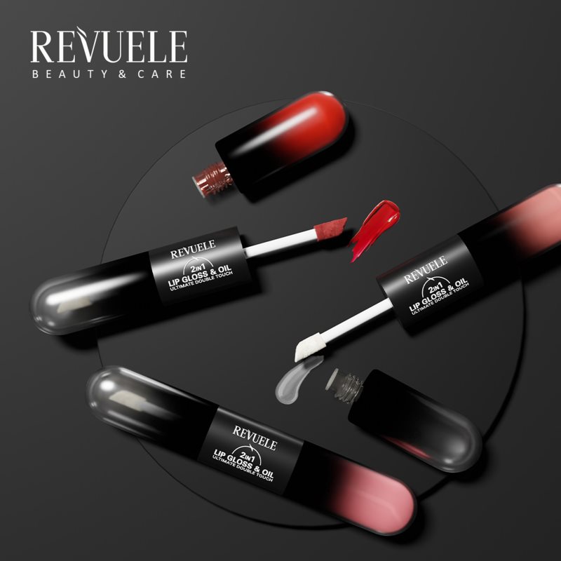 Revuele 2IN1 Lip Gloss & Oil lesk na rty 2 v 1 odstín 06 7 ml (obrázek 3)
