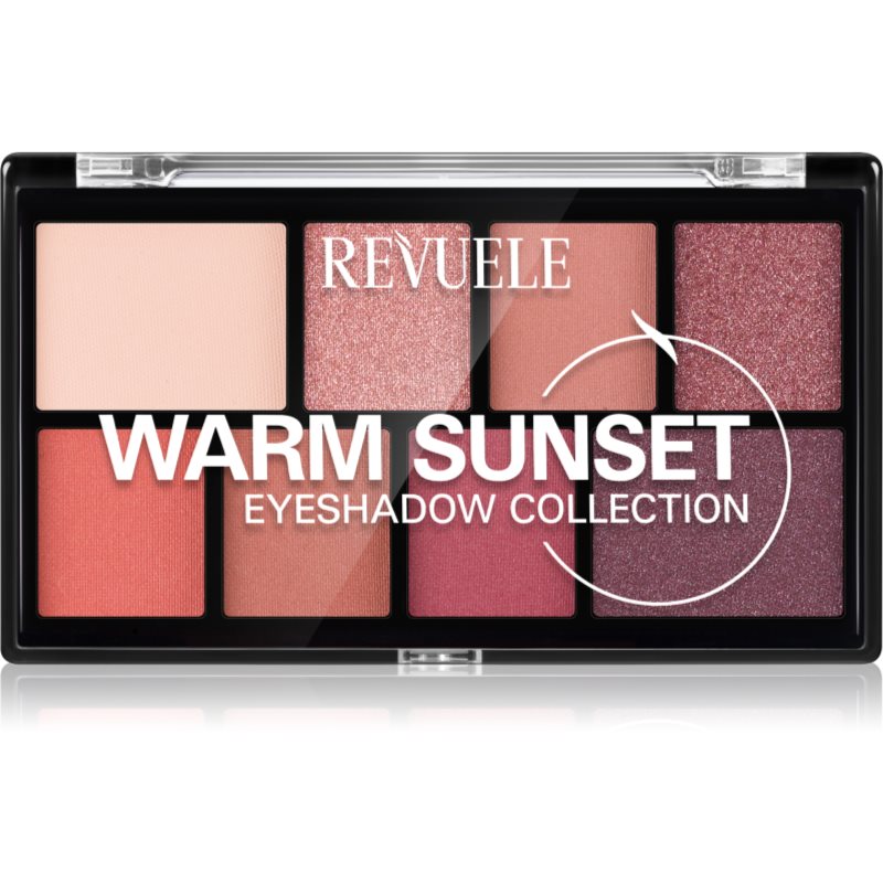 Revuele Eyeshadow Collection paleta senčil za oči odtenek Warm Sunset 15 g